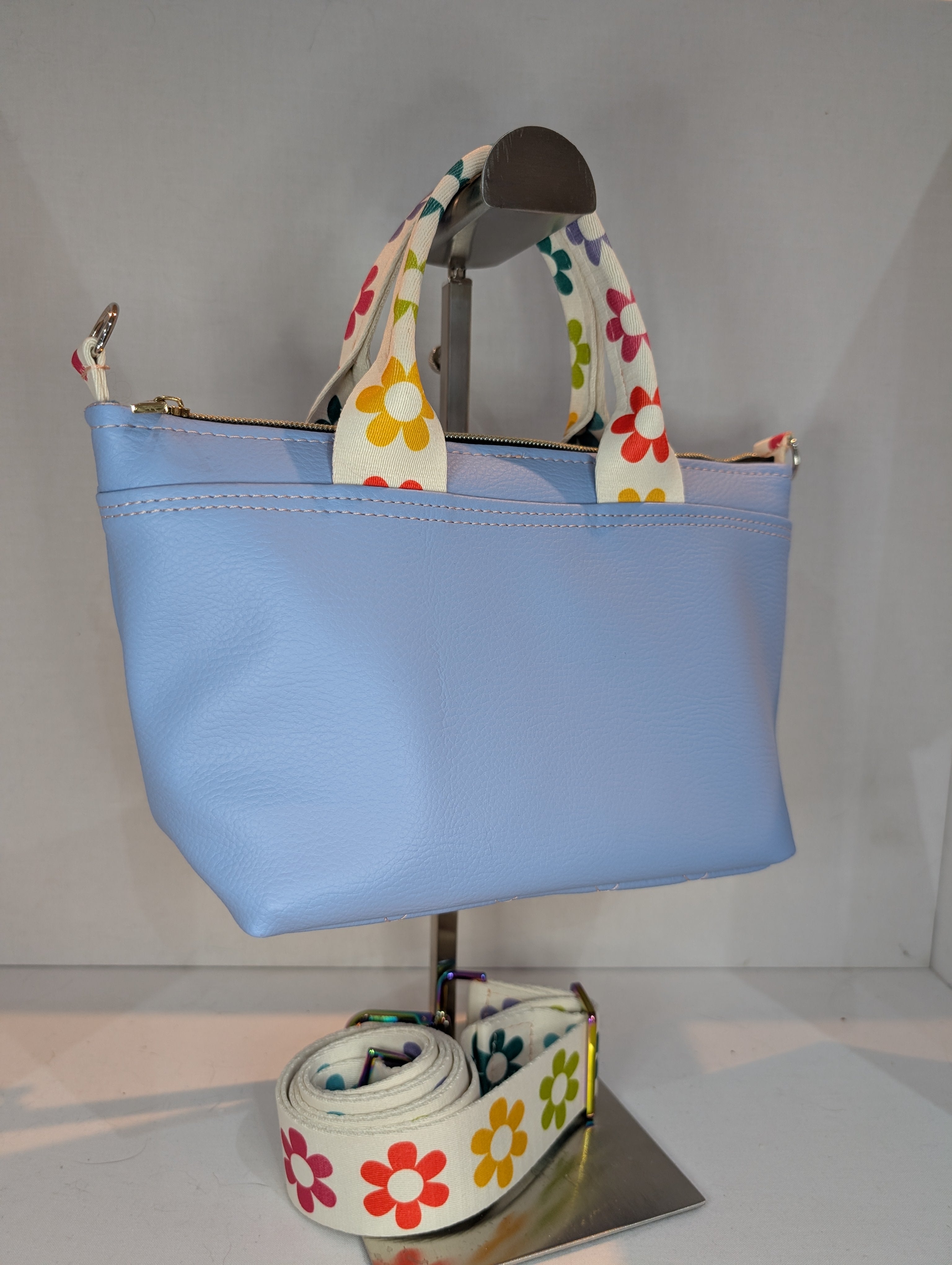 Totini Leatherette Crossbody Tote Bag