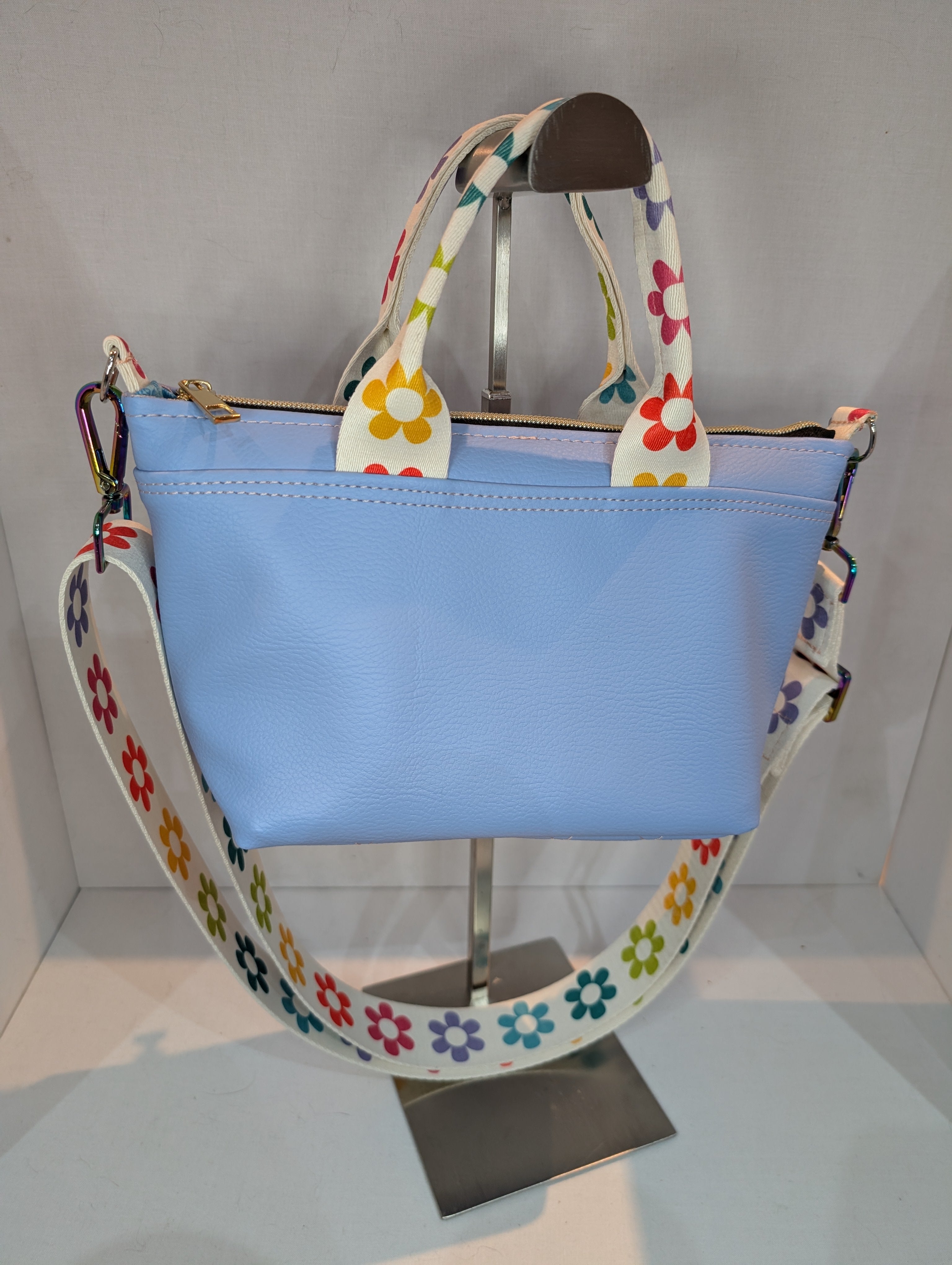 Totini Leatherette Crossbody Tote Bag