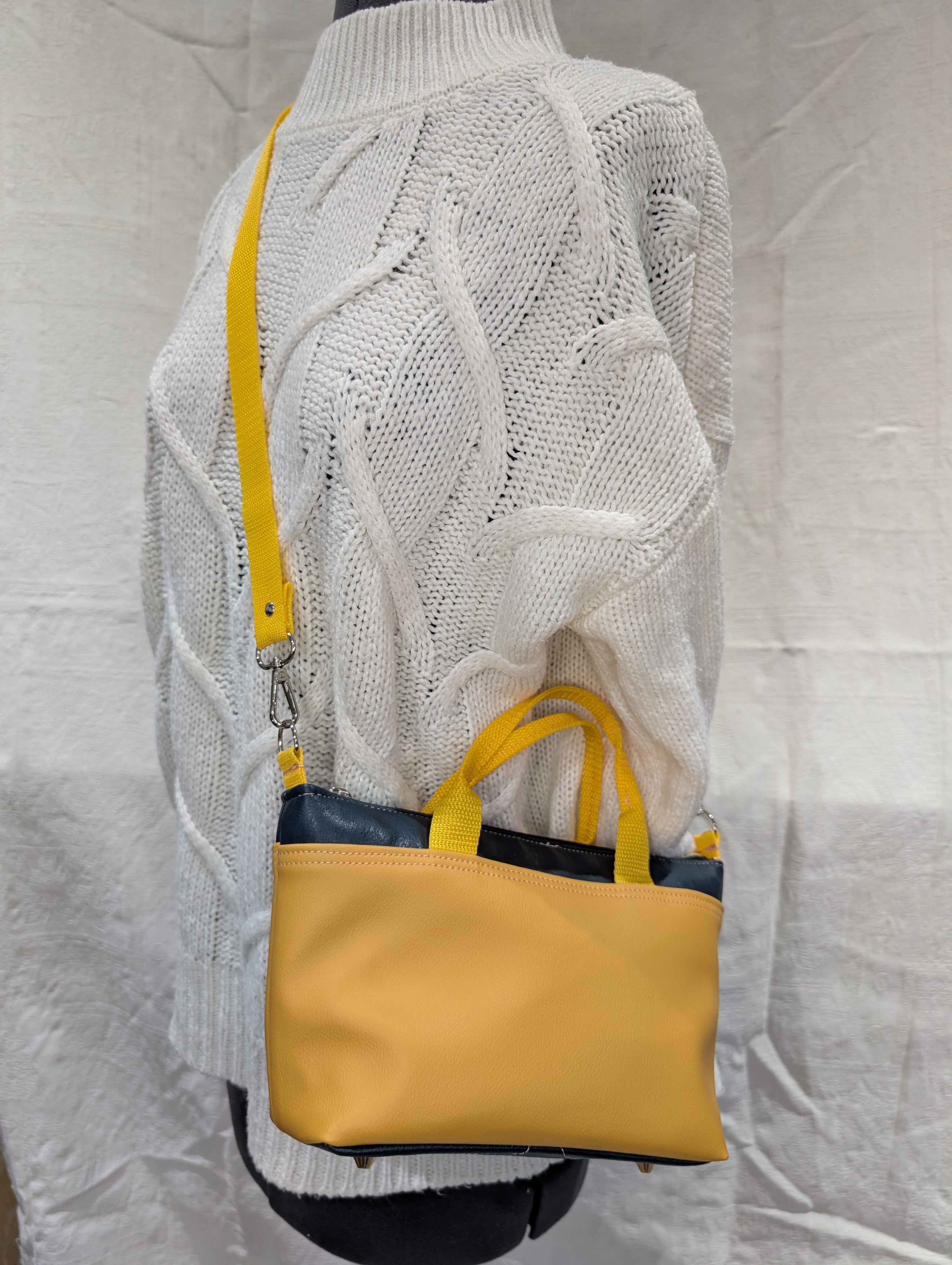 Leatherette Totini Crossbody Bag