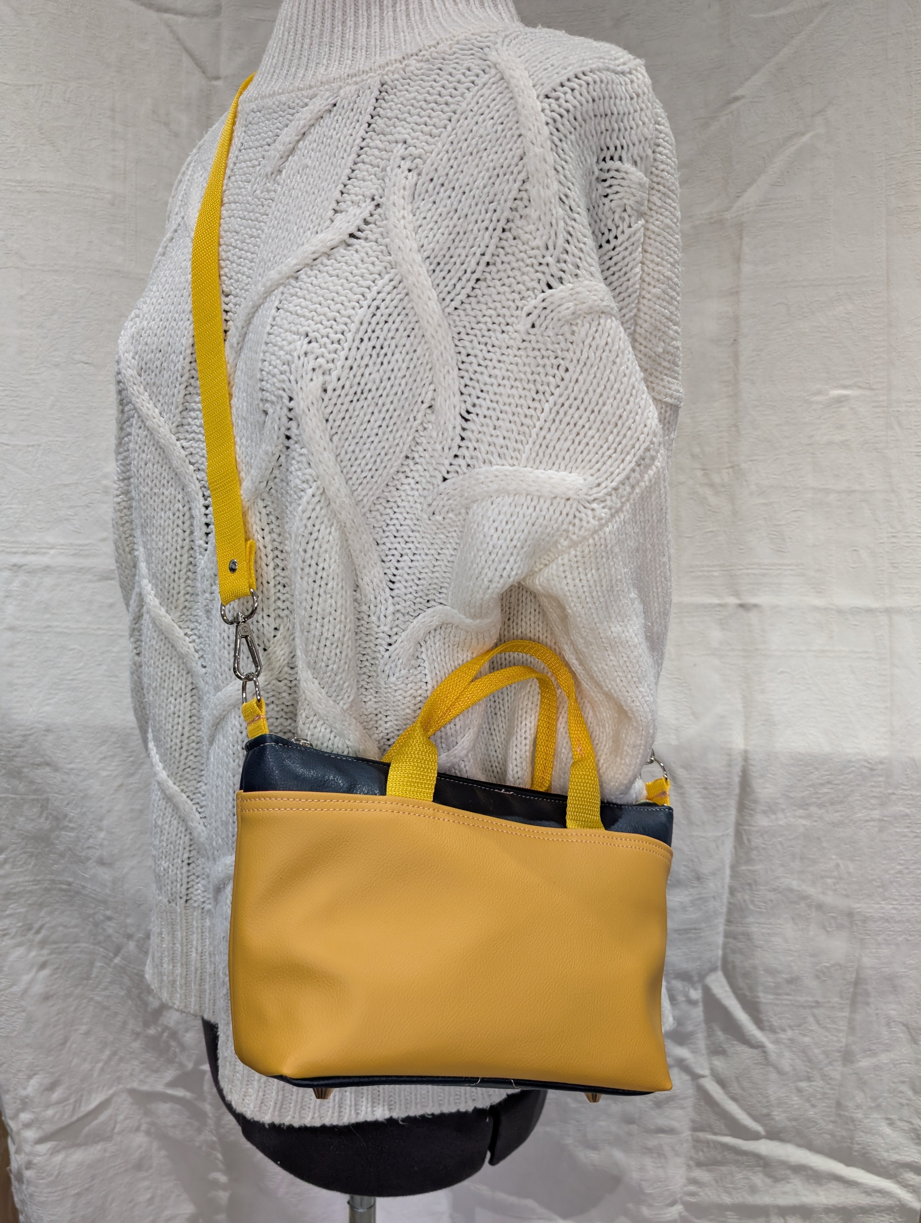 Leatherette Totini Crossbody Bag