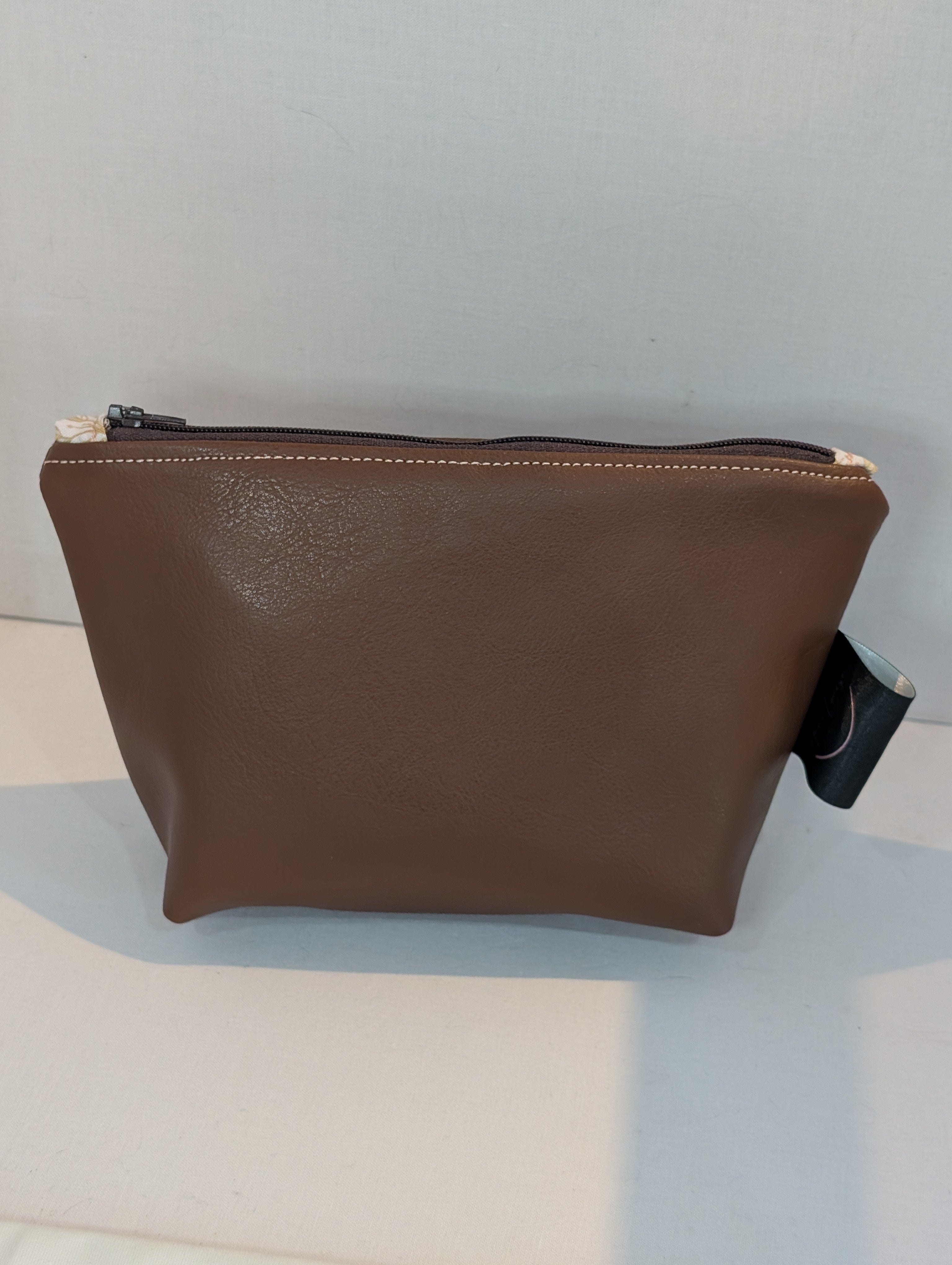 One-of-a-Kind Handmade Leatherette Makeup & Cosmetic Bag