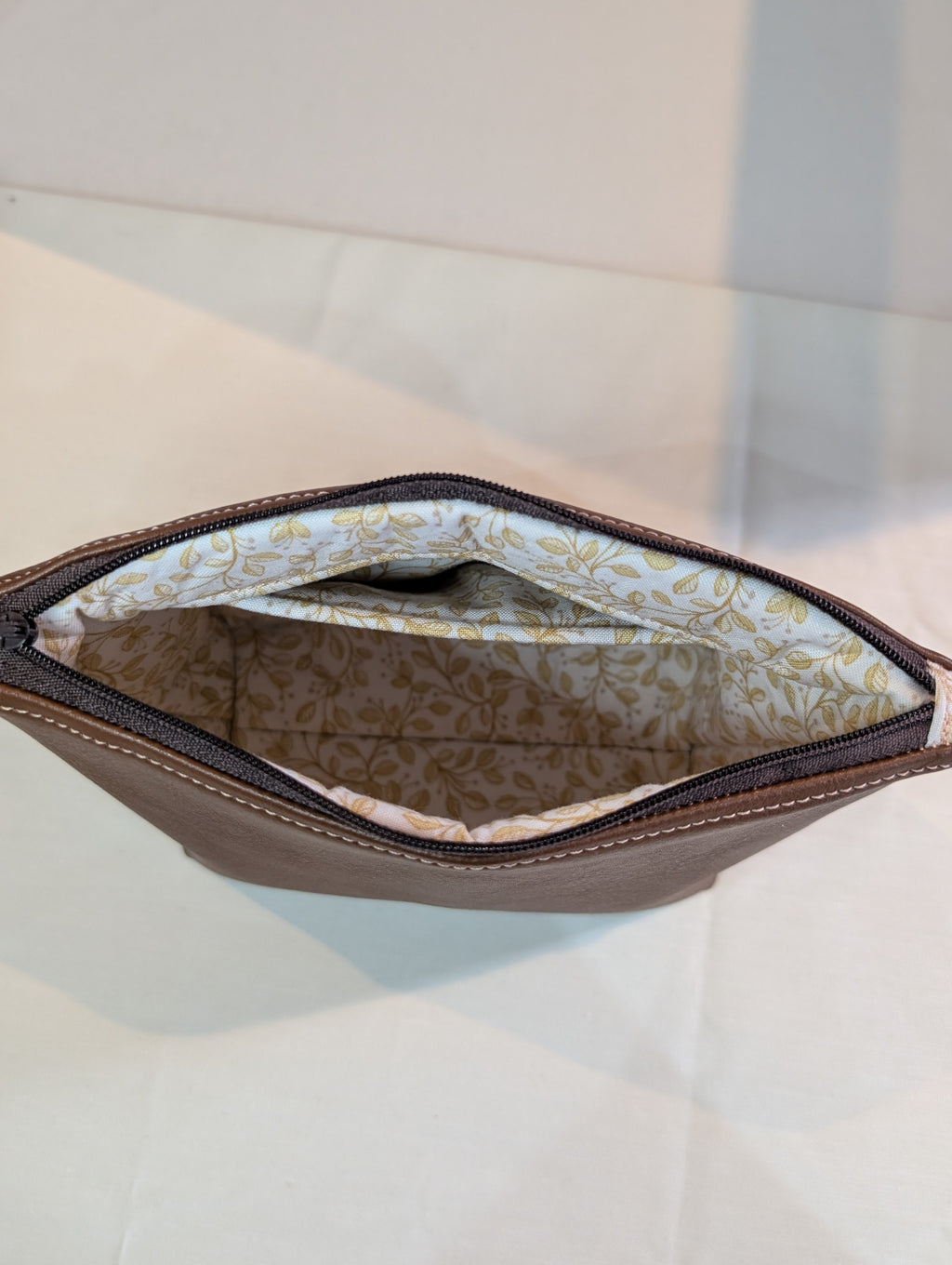 One-of-a-Kind Handmade Leatherette Makeup & Cosmetic Bag