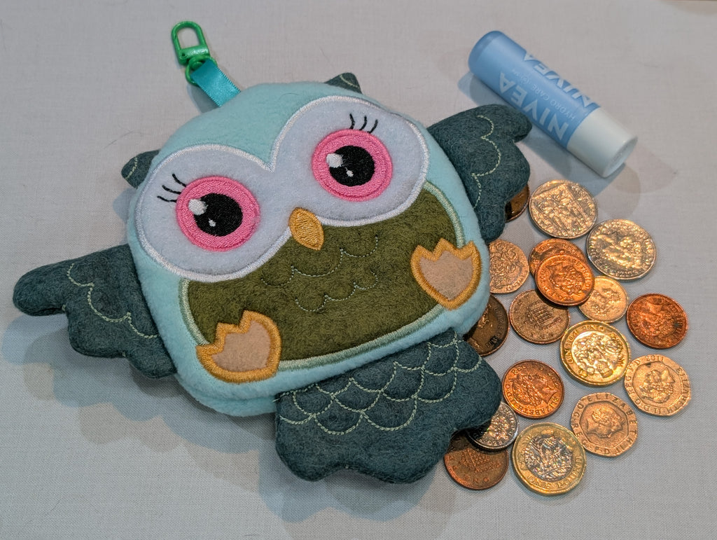 Owl Zipper Purse