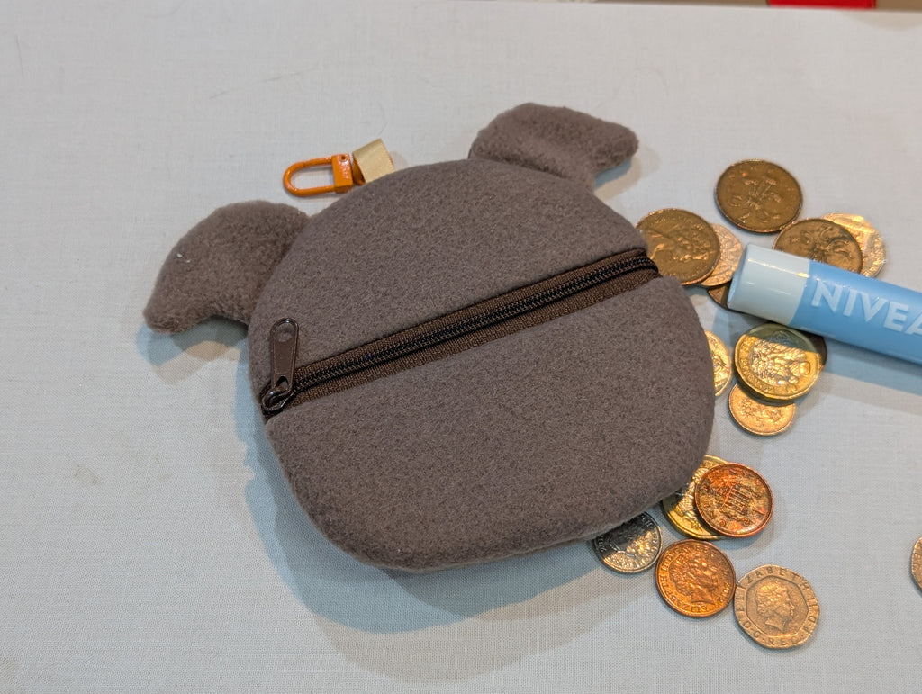 Puppy Zipper Purse