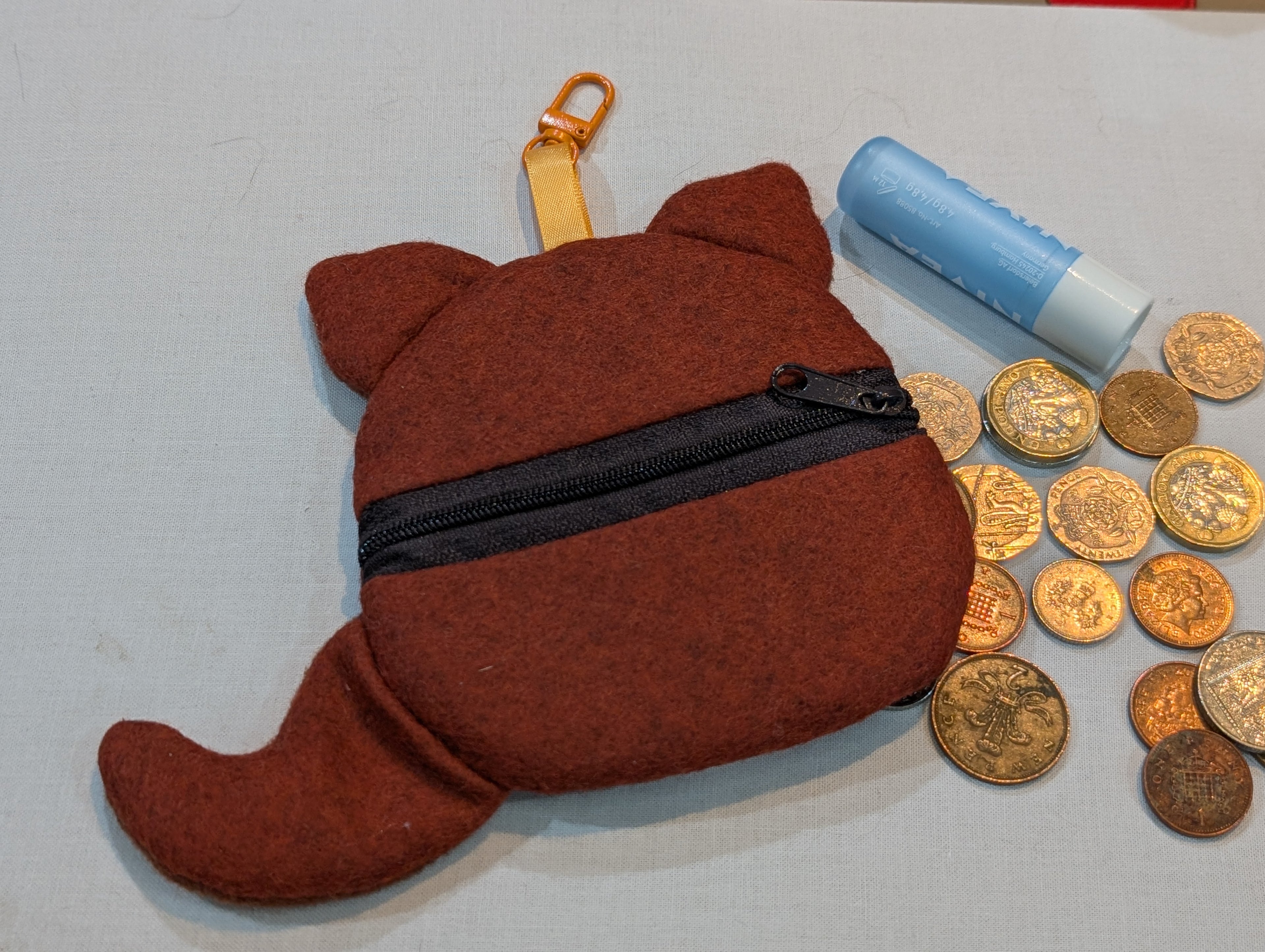 Cute Fox Zipper Purse