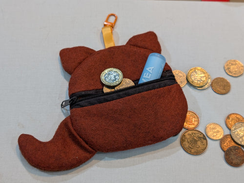 Fox Zipper Purse