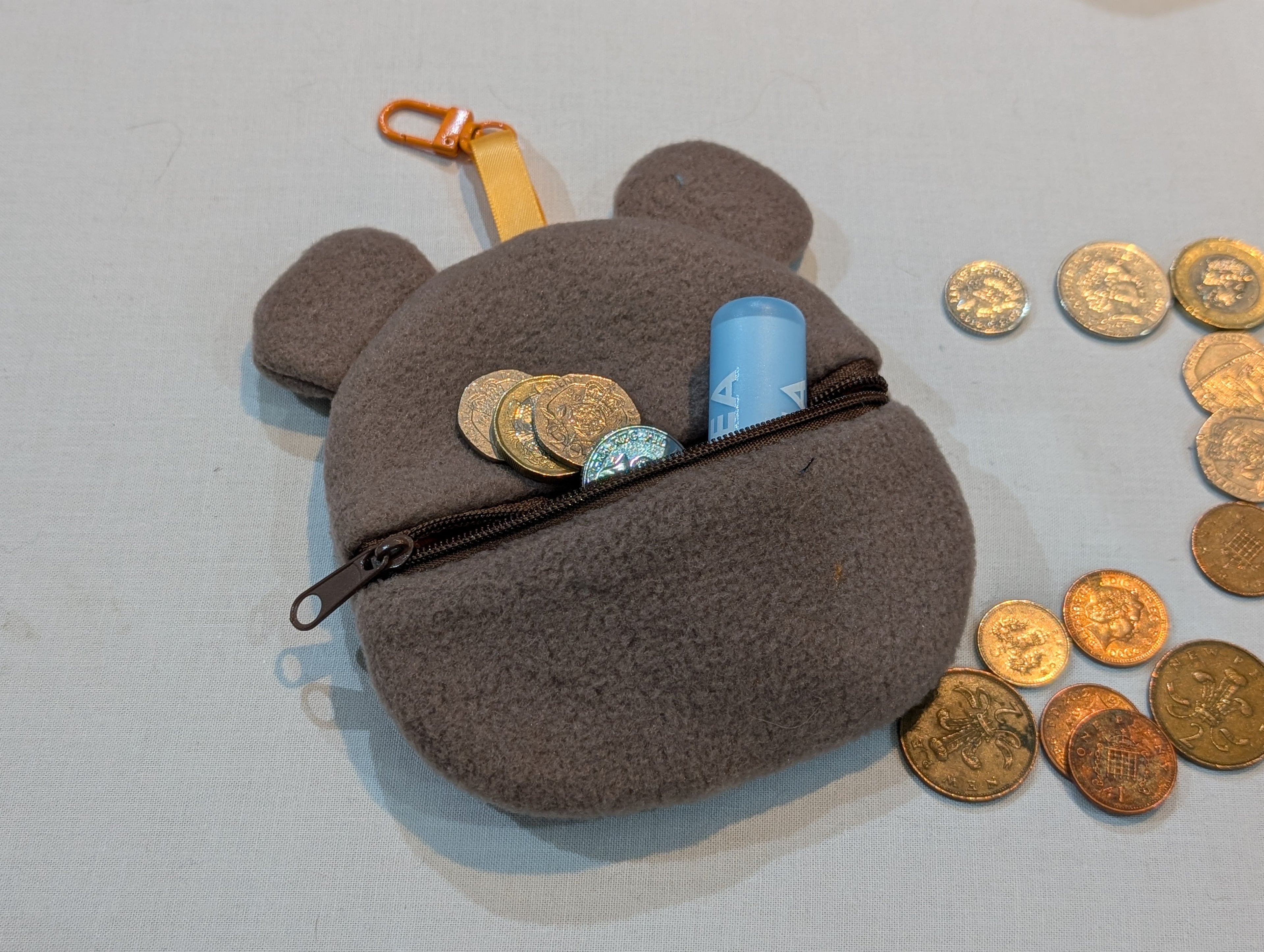 Cute Bear Zipper Purse