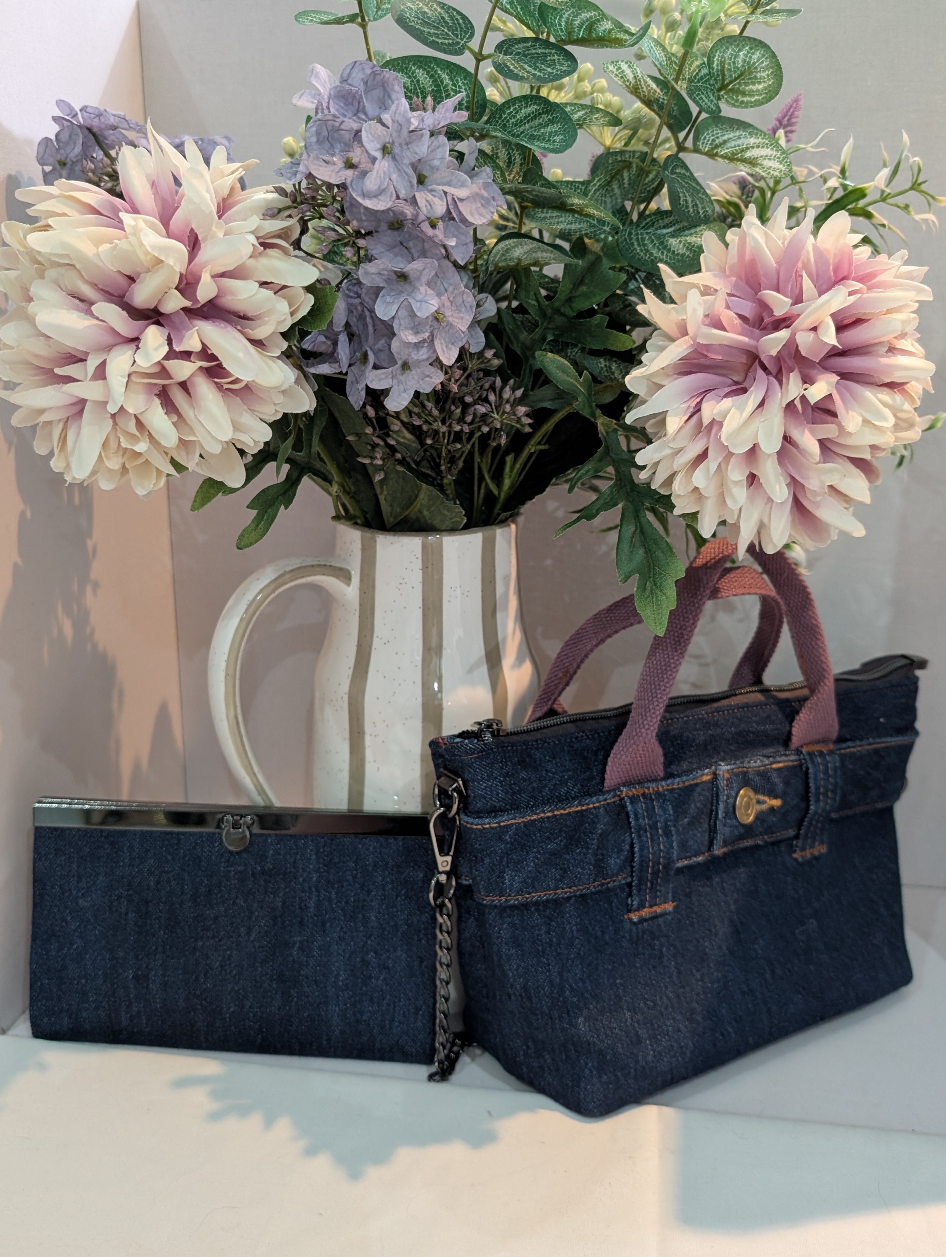 Rozy Upcycled Denim Wallet