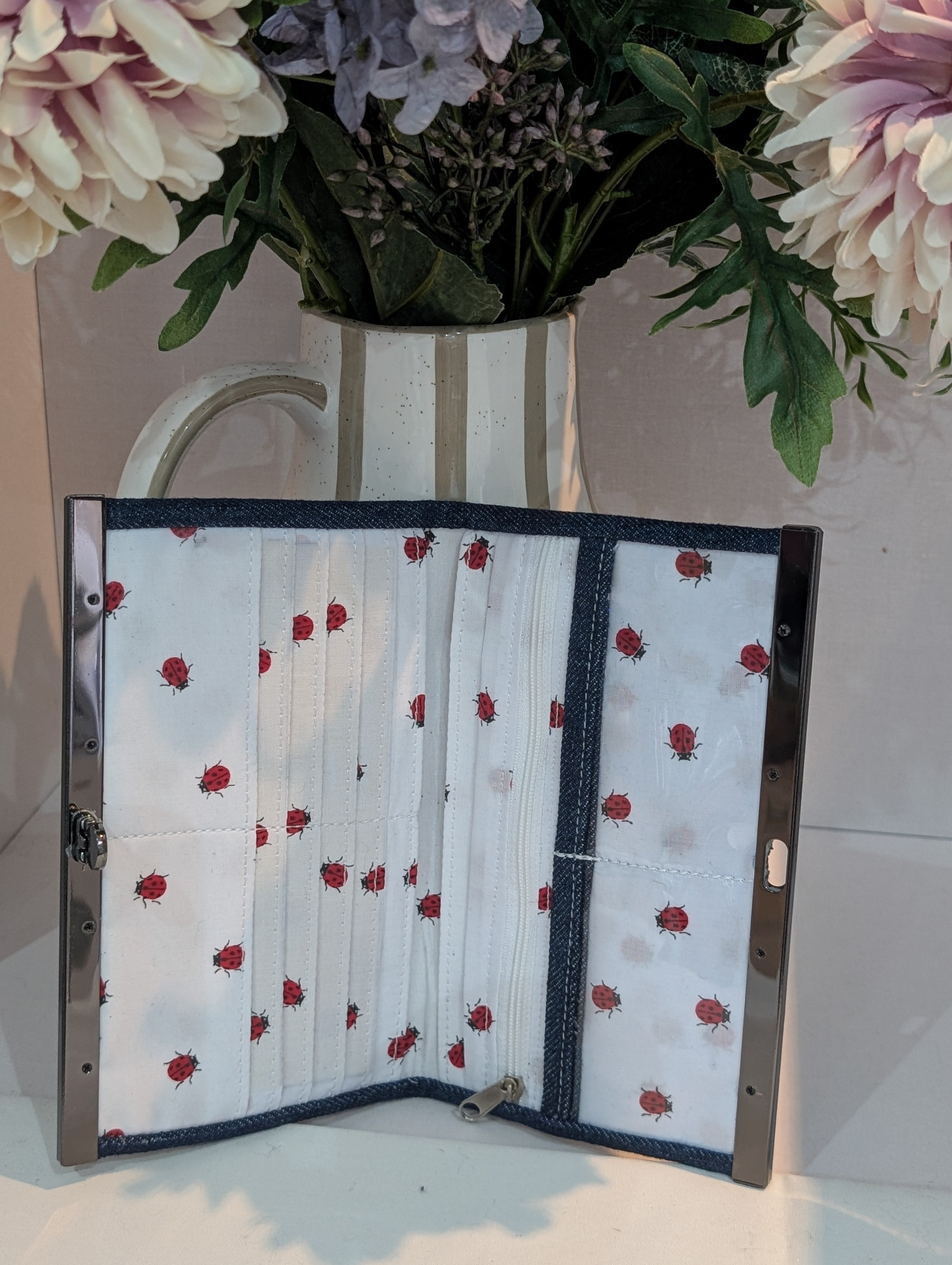 Rozy Upcycled Denim Wallet