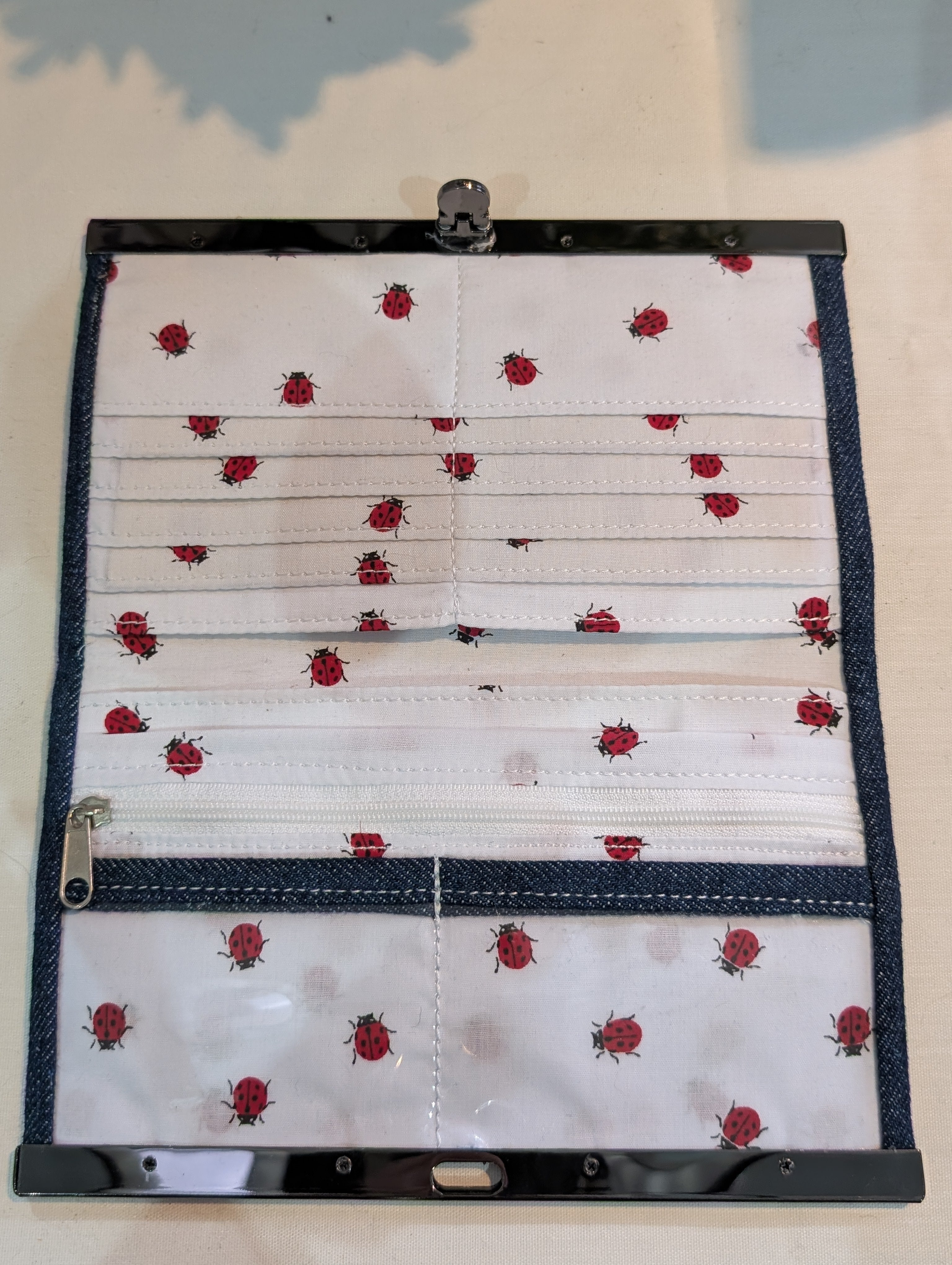 Rozy Upcycled Denim Wallet