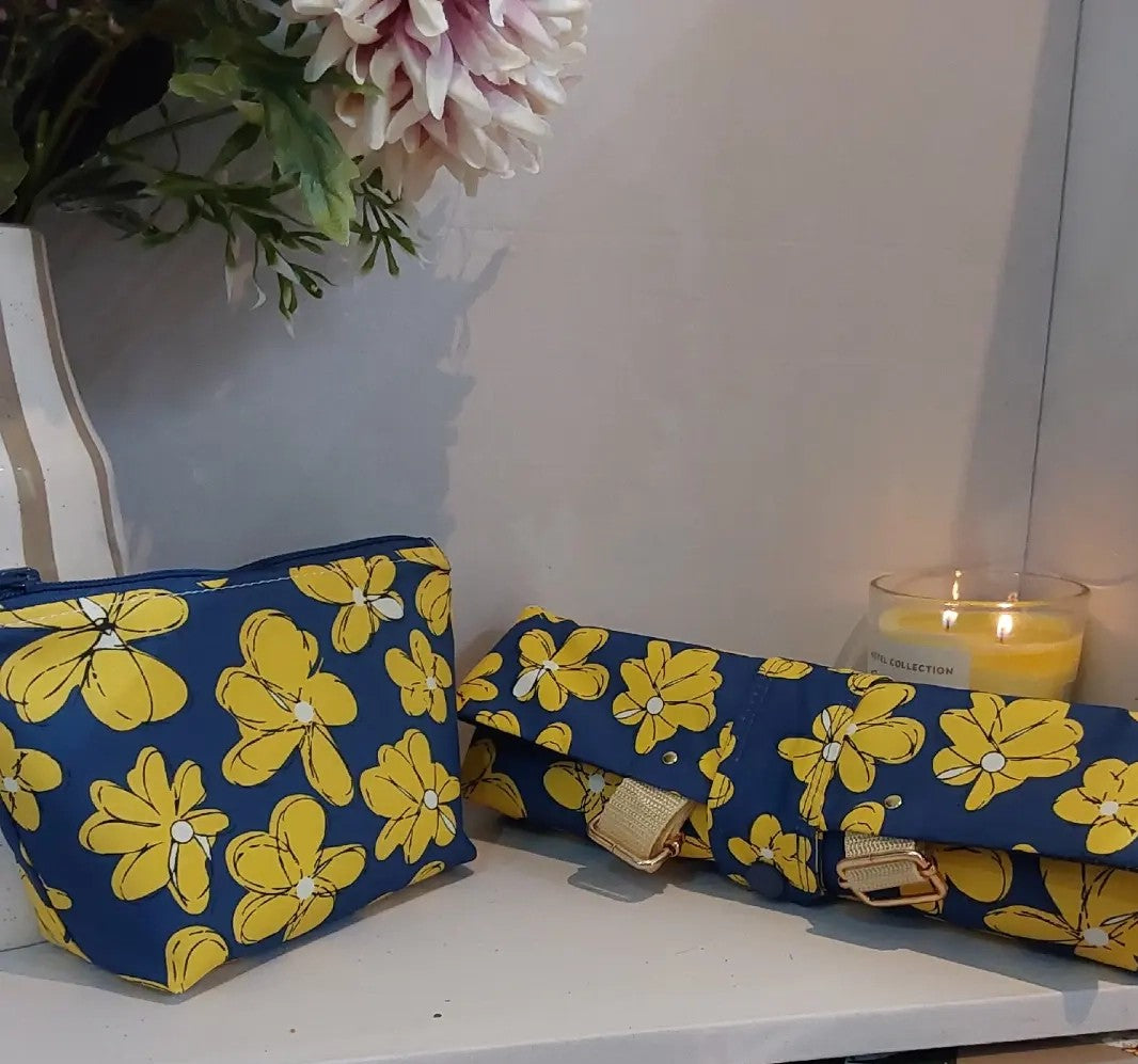 One-of-a-Kind Handmade Upcycled Makeup & Cosmetic Bag