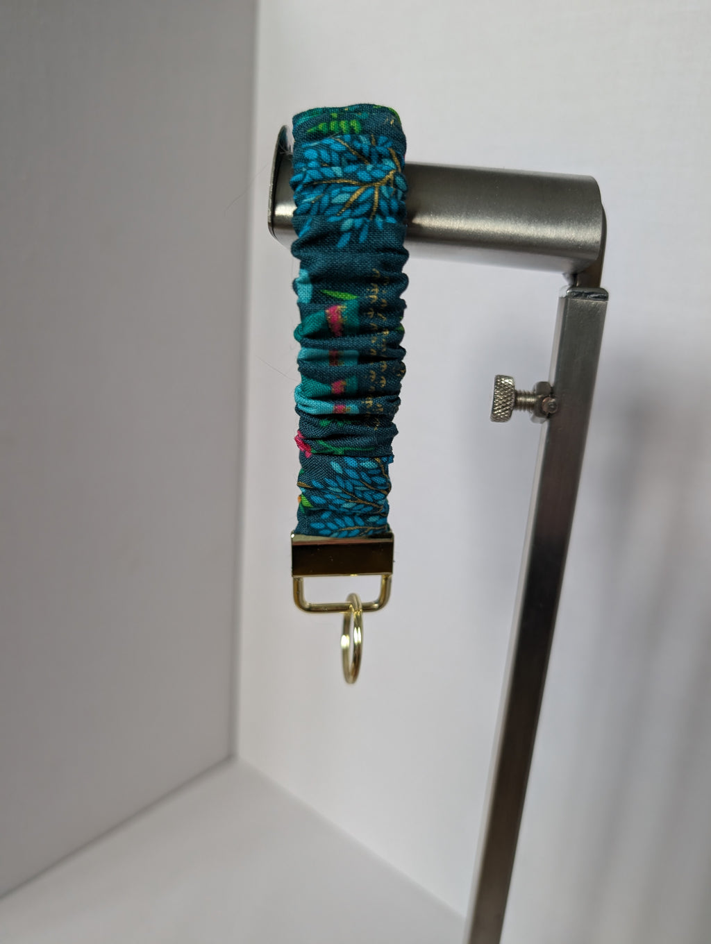 Upcycled Keyfob Scrunchie Wristlet