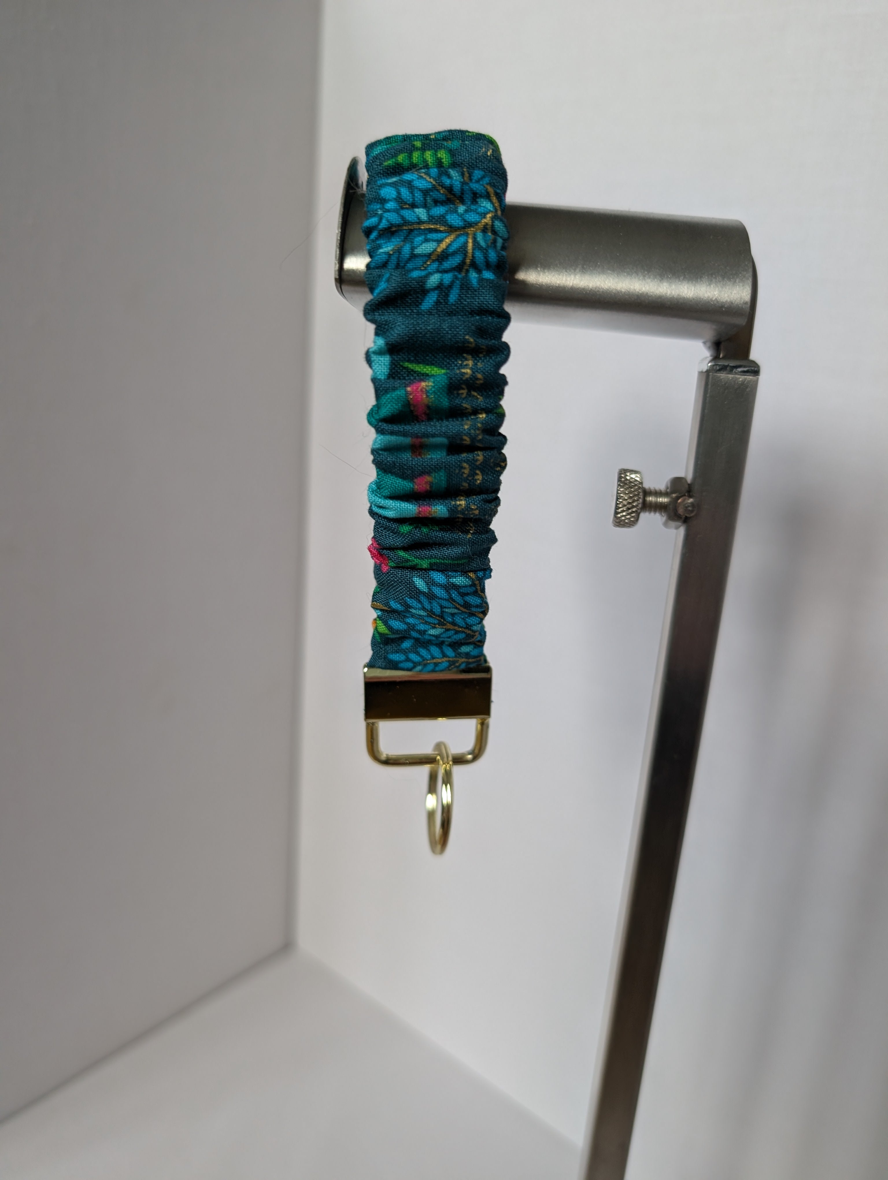 Upcycled Keyfob Scrunchie Wristlet