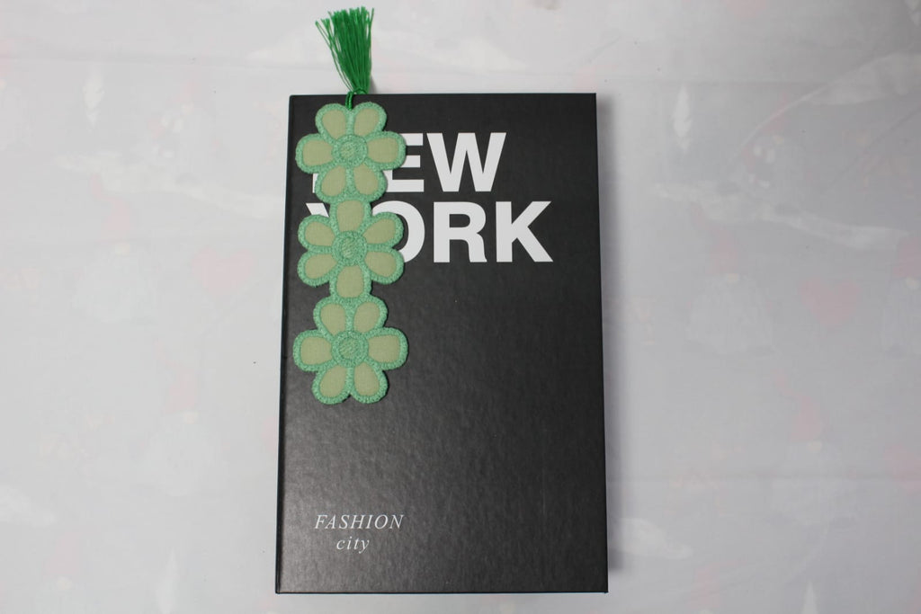 Upcycled Embroidered Bookmark