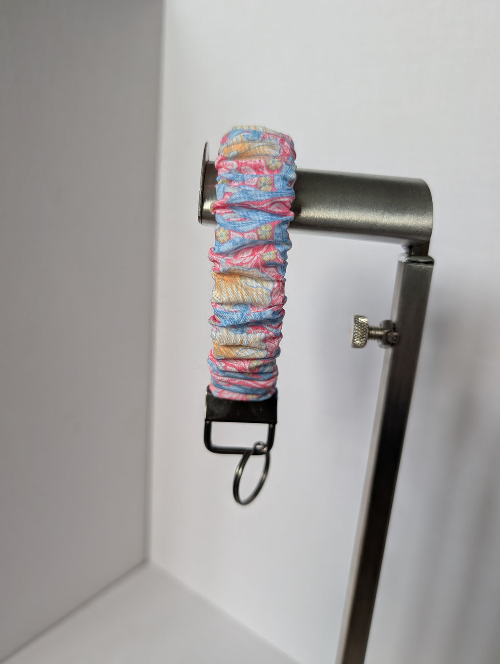 Upcycled Keyfob Scrunchie Wristlet