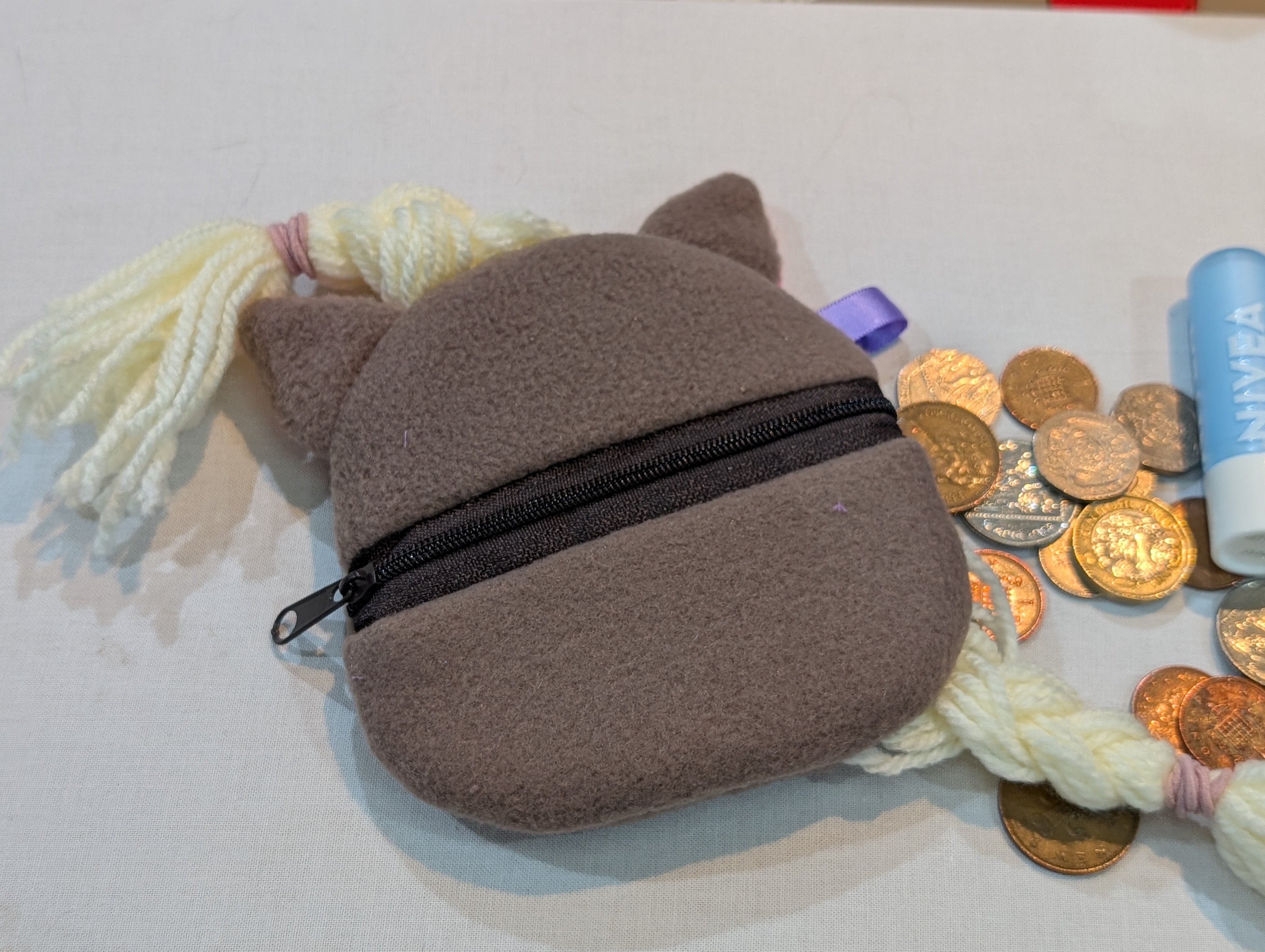 Charming Horse Zipper Purse