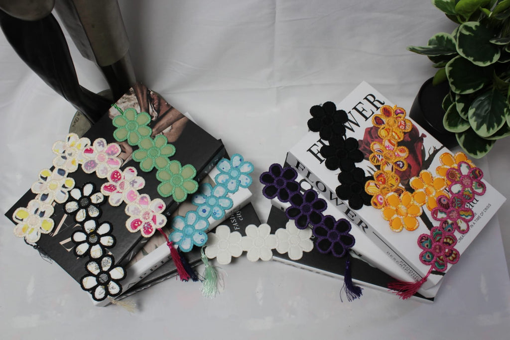 Upcycled Embroidered Bookmark