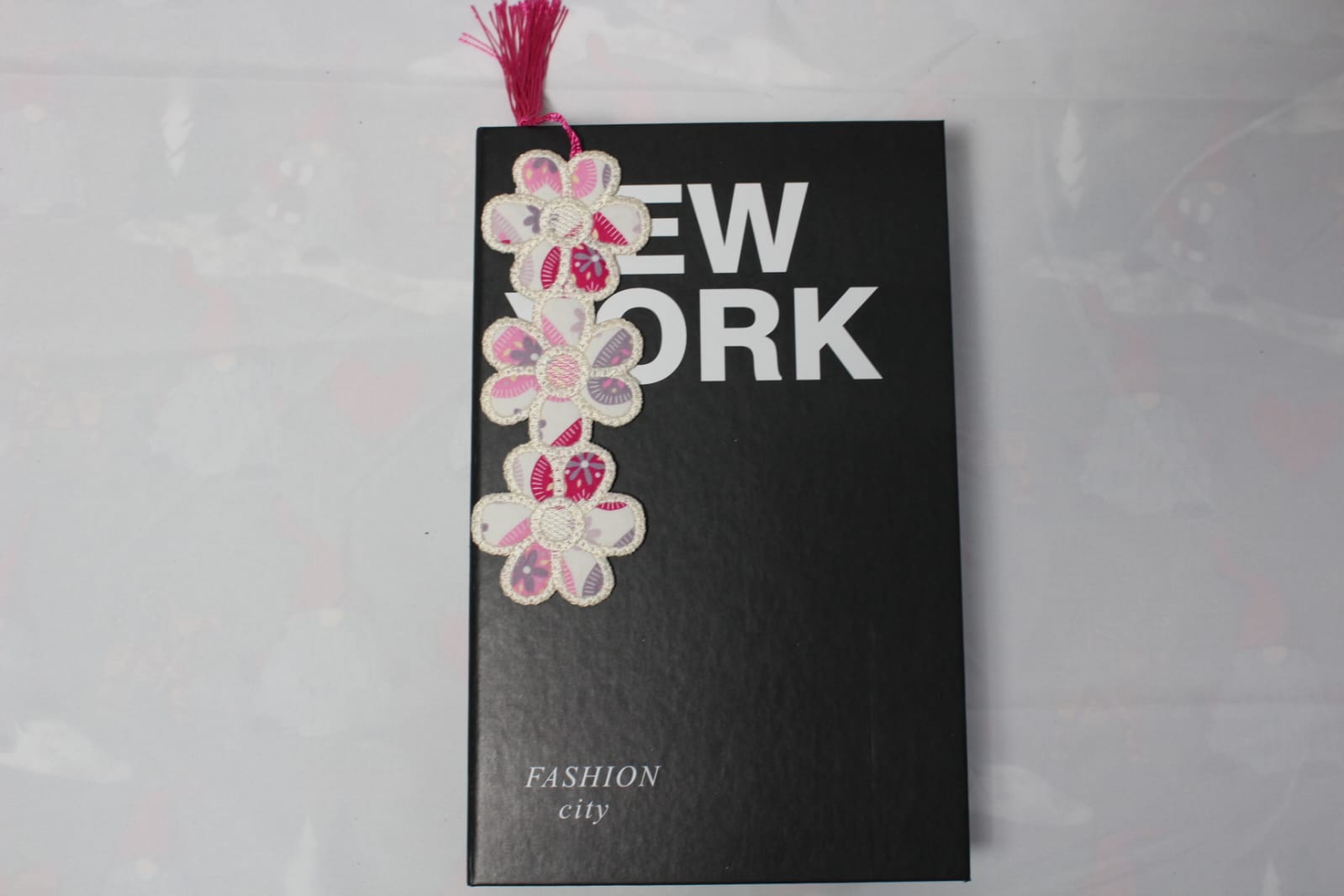 Upcycled Embroidered Bookmark