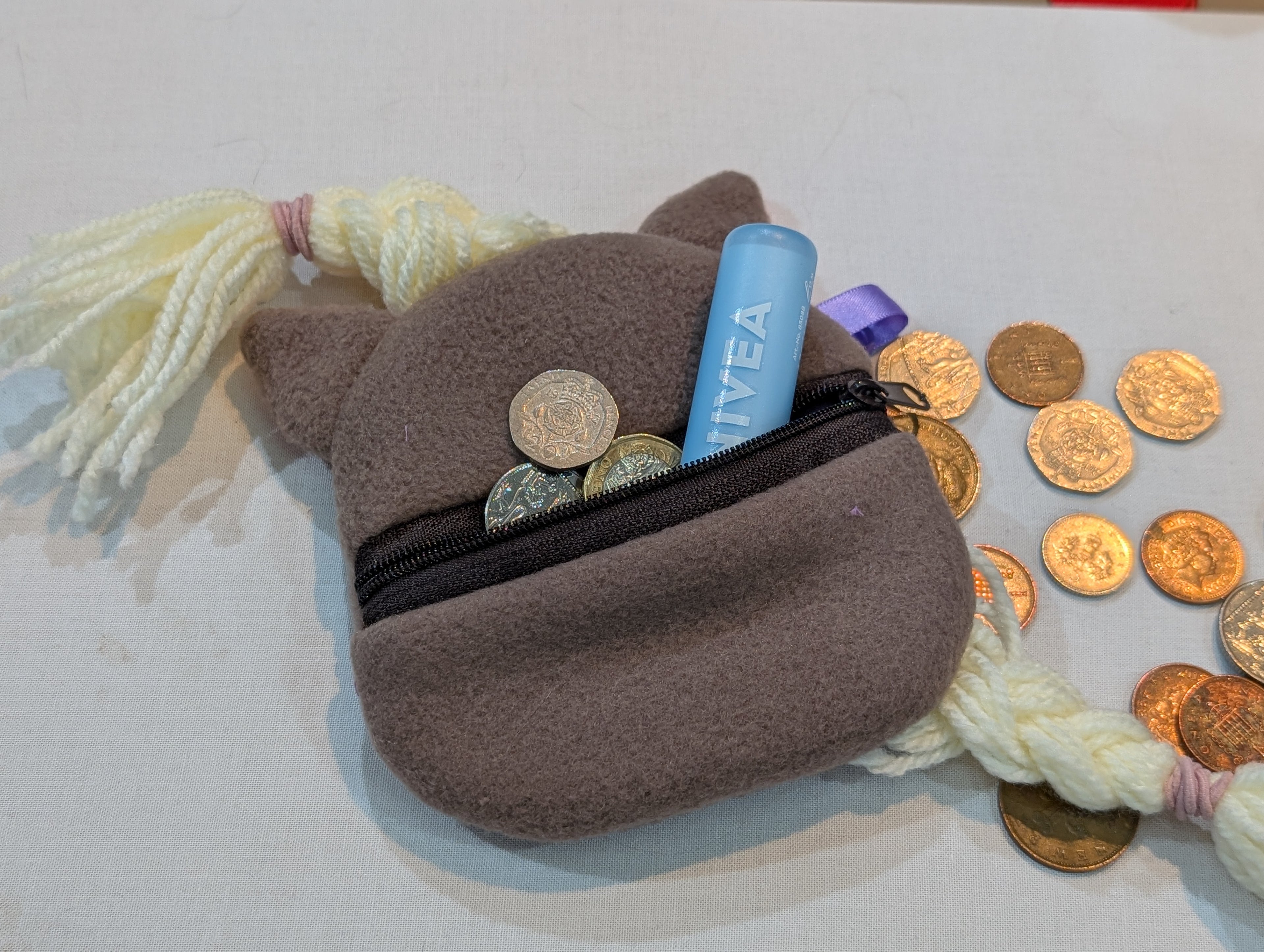 Charming Horse Zipper Purse