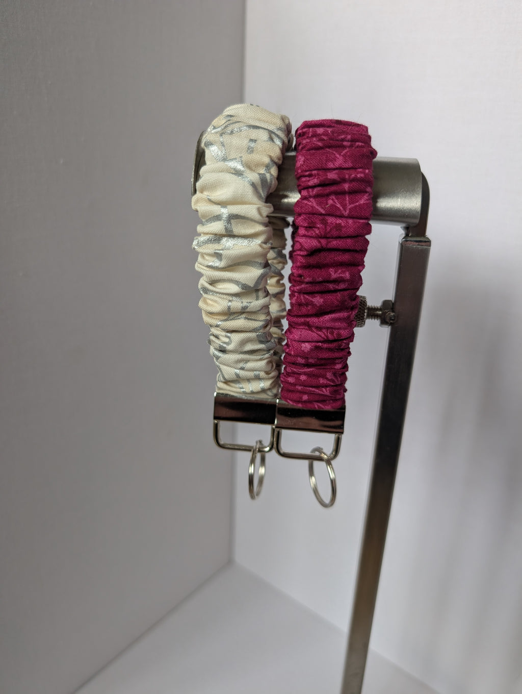 Upcycled Keyfob Scrunchie Wristlet